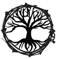 Tree of Life , Yggdrasil vector