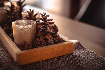 Pine cones and warmth