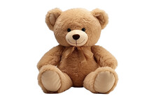 Teddy Bear Toy on White Transparent Background