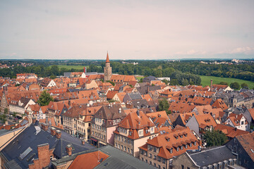 Ausblick auf Fürth vom Rathausturm aus