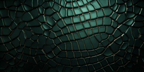 Crocodile Skin Creative Abstract Geometric Wallpaper. Display graphic. Computer Screen Digiral Art. Abstract Bright Surface Geometrical Horizontal Background. Ai Generated Vibrant Texture Pattern.