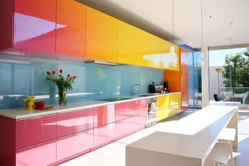 Wall Mural - Modern Kitchen - colorful