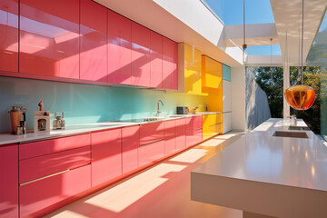 Wall Mural - Modern Kitchen - colorful