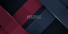 Abstract Dark Gray And Red Papercut On Geometric Background Design. Modern Overlap Futuristic Background Vector Illustration With Shadow. Eps10 Vector
