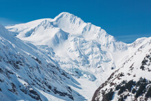 The Chugach Mountains With Fresh Snow, Chugach National Forest; Alaska, United States Of America