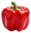 Red pepper isolated.