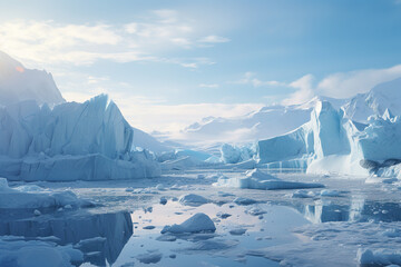 Poster - Arctic ice field