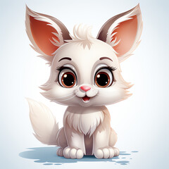 Poster - cute rabbit cartoon