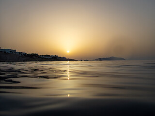 View from the Red Sea to Sharm El-Sheikh