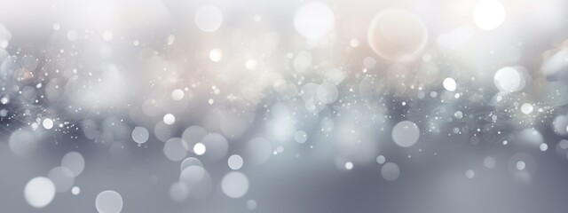 Aufkleber - Festive celebration holiday christmas, new year, new year's eve background textire illustration - Abstract glitter confetti bokeh lights texture, silver and white, de-focused.