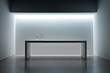 © alphazero - Minimalist Design Concept with Illuminated Table