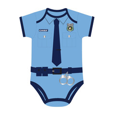 Poster - baby body suit print vector art