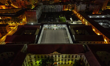 Aerial View Of Museum Dedicated To Military History, With A Focus On The Spanish Civil War, Mestalla, Valencia, Spain.