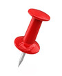 © hero30 - 3d render red thumbtack render (clipping path)