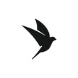 © Сергей Маслов - vector bird icon on white background