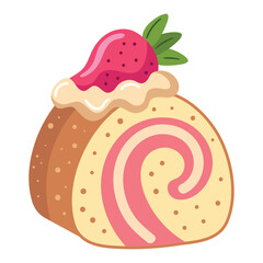 Sticker - dessert baked roll icon