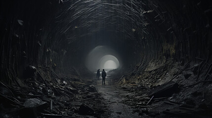 Canvas Print - tunel 