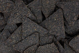 Fototapeta  - the blue corn chips from fresh cooked corn