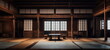 oriental japanese room. old style. Hand edited AI.