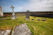 Carran Church Cemetery In The Burren Region; Carran,County Clare Ireland