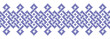 © natbasil - Embroidered cross-stitch geometric weaving seamless border pattern