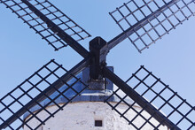 Closeup Of A Windmill; Urda, Toledo Province, La Mancha, Spain