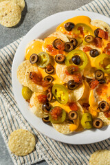 Sticker - Homemade Basic Mexican Nachos with Cheese