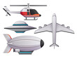© want - Air Transportation Vector Illustrations