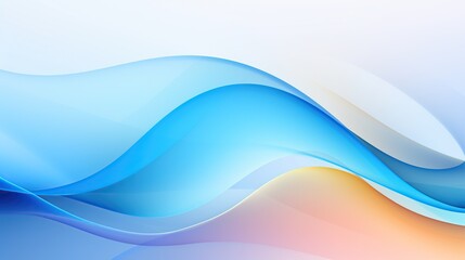 Wall Mural - Abstract blue colorful curve wave with line textured background. AI generated