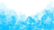 Sky Blue Clouds. Clouds With Transparent Background Of Blue Sky Color. Bottomless Clouds. Clouds PNG. Cloud Frames Loose Clouds And Backgrounds With Cloud Textures With Transparencies.