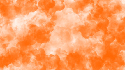 Wall Mural - orange clouds. clouds with transparent background of orange color. bottomless clouds. clouds png. cl