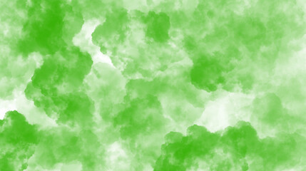 Wall Mural - green clouds. clouds with transparent background of green color. bottomless clouds. clouds png. clou