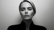 © chand - A stylish black and white fashion portrait