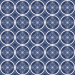 Wall Mural - Vector. Seamless mediterranean geometric pattern, ornamental swatches. Talavera template. Portuguese Azulejo. Turkish decoration. Moroccan mosaic. Spanish porcelain. Ceramic dishes, folk ornament.