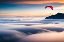 Paragliding In The Sky