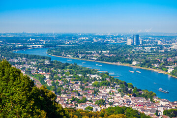 Wall Mural - Bonn suburb aerial view, Germany