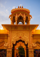 Canvas Print - Krishna Balaram Iskcon Temple, Vrindavan