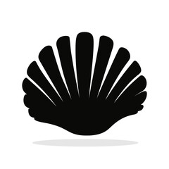 Wall Mural - oyster shell icon. shellfish icon isolated. seashell sign.