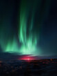 © GrafitiRex - Northern lights in the night sky, beautiful night with stars, aurora borealis, aurora polaris, polar lights, stars, norway, iceland, greenland
