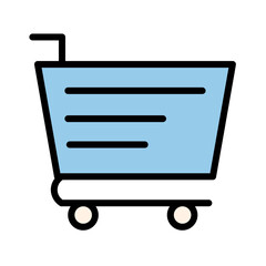 Wall Mural - Seo Service Shopping Icon