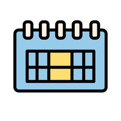 Canvas Print - Calender Interface Seo Icon