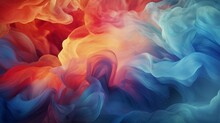 "Create An AI-generated Image That Captures The Mesmerizing Interplay Between Smoky Waves And A Kaleidoscope Of Rich, Abstract Layers, All In Stunning High Definition."