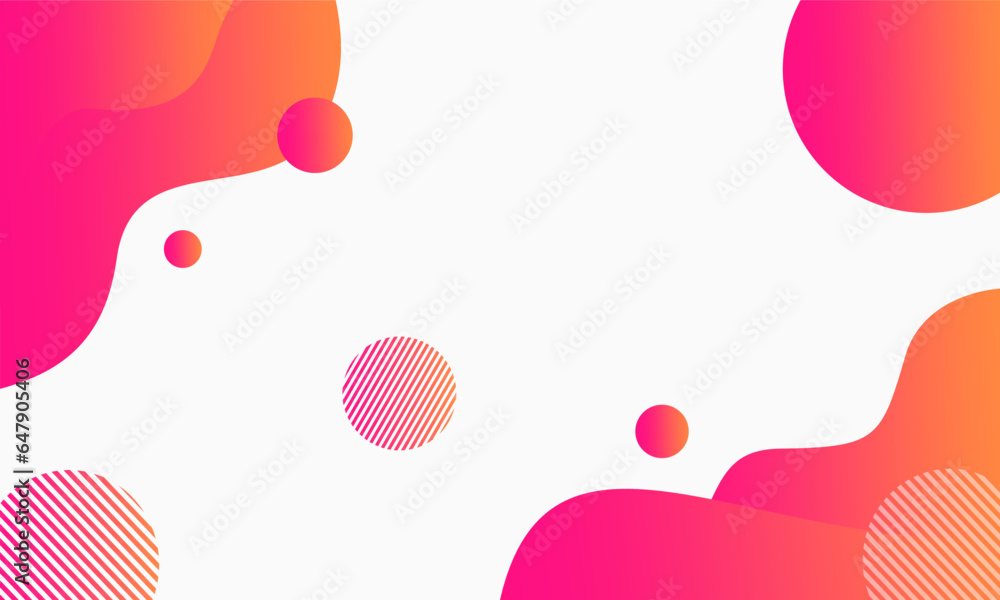 Colorful template background with gradient color. Stock Vector | Adobe ...