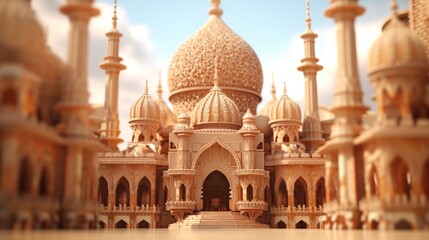 majestic mosque Generative AI