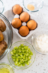 Wall Mural - Potato salad