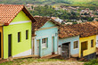Houses in the rural countryside of Brazil