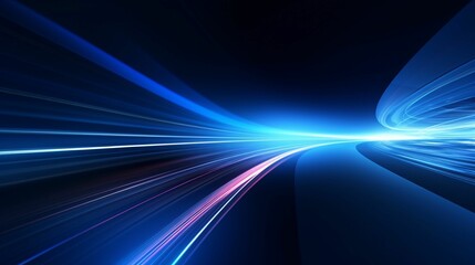 Wall Mural - abstract speed motion on the road,technology concept background,illustration
