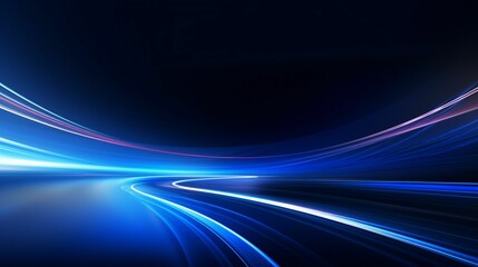 Wall Mural - abstract speed motion on the road,technology concept background,illustration