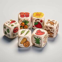 Wall Mural - dice candy