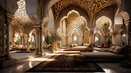 Wall Mural - luxurious arabic pallace building design